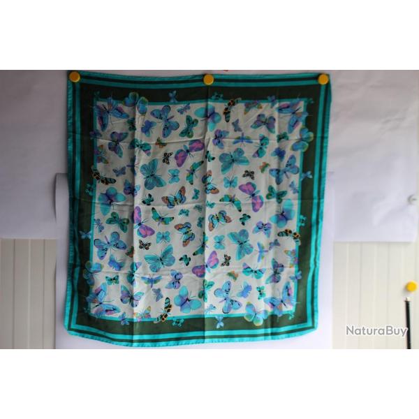 SEVINI Foulard en soie Papillons