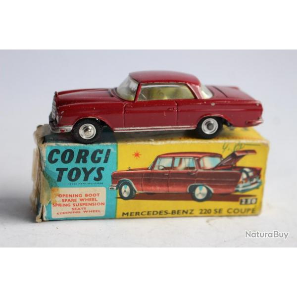 CORGI TOYS 230 Voiture Mercedes-Benz 220 SE Coup Jouet