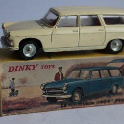 DINKY TOYS 525 Voiture Commerciale 404 Peugeot blanche Jouet