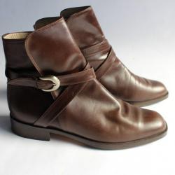 BALLY bottines modèle femme en cuir T39.5