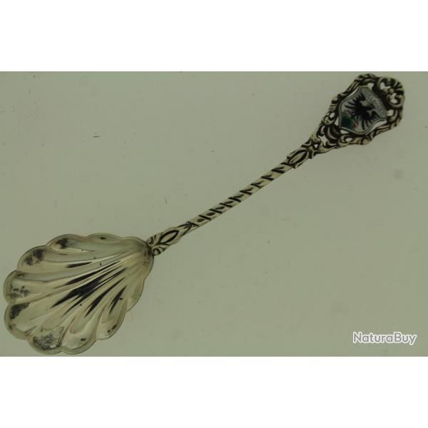 Petite cuillre souvenir Adelboden Suisse argent massif