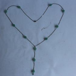 Collier sautoir argent bijoux