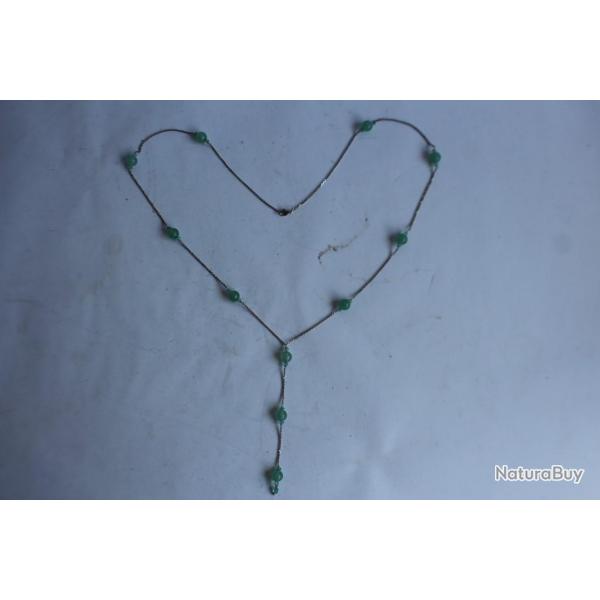Collier sautoir argent bijoux