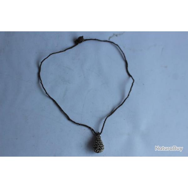 Collier tress perles argent bijoux