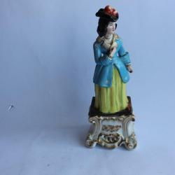 Grande figurine porcelaine vieux Paris XIXe siècle