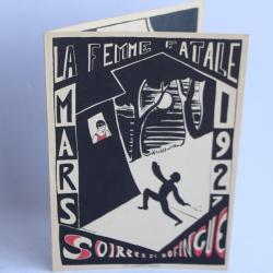 Programme théâtre Société étudiants Zofingue 1927 Suisse