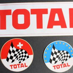 Autocollants automobiles TOTAL