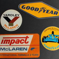 Autocollants automobiles Good Year Mc Laren