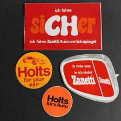 Autocollants accessoires automobiles Holts Zanetti