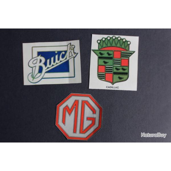 Autocollants automobiles MG Motor Cadillac Buick