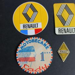 Autocollants automobiles Renault Motobécane Cady