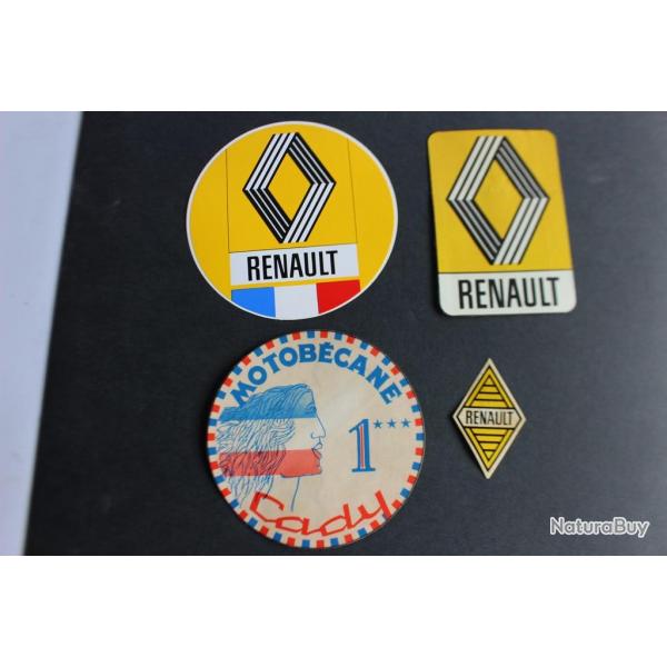 Autocollants automobiles Renault Motobcane Cady