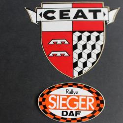 Autocollants automobiles Rallye Sieger DAF CEAT