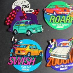 Autocollants automobiles Fiat