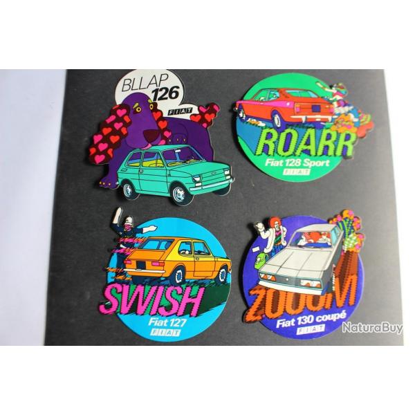 Autocollants automobiles Fiat