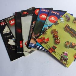 Huit Catalogues jouet BRUMM 1976 - 1985