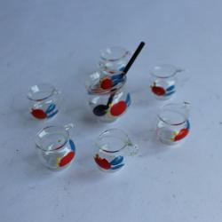 Dînette de poupée service à sangria jeux jouets enfant