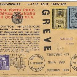 Lettre grève de Saumur