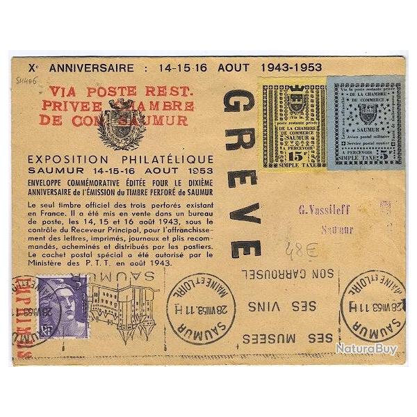 Lettre grve de Saumur