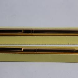 Sheaffer 270 Stylo plume + Stylo bille  plaqué or assortis