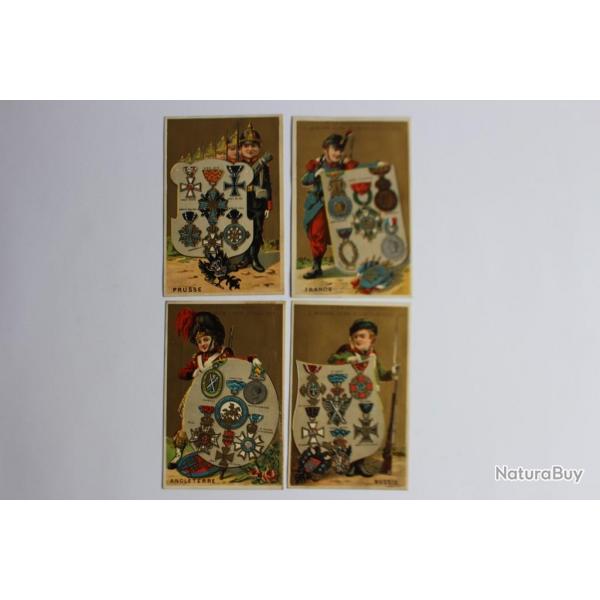 Chromo calendrier  A La Souveraine  Lyon 1882