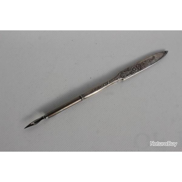 Porte plume argent Objets d'critures
