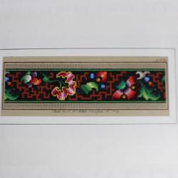 Carton tapisserie de Berlin L. W. Wittich XIXe siècle broderie couture