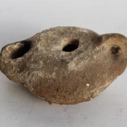 Lampe à huile terre cuite romaine Antiquité