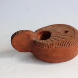 Lampe à huile terre cuite romaine Antiquité