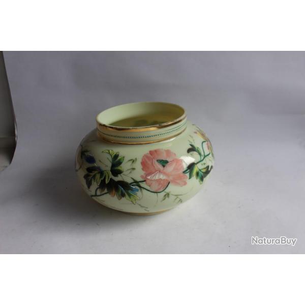 Vase opaline maille Napolon III