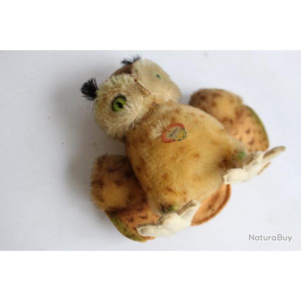 Hibou en mohair STEIFF