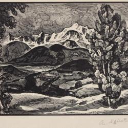 Bois gravé original A. Mairet