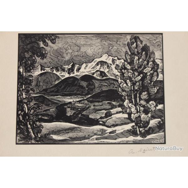 Bois grav original A. Mairet