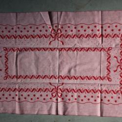 Nappe de restaurant coton tissé réversible