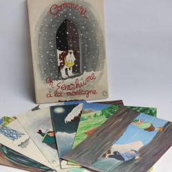 Pochette + 7 calendriers BELLUS Comment on s'enrhume à la montagne