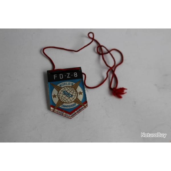 Plaquette Championnat du monde Club nautique RIMINI 1957 Italie