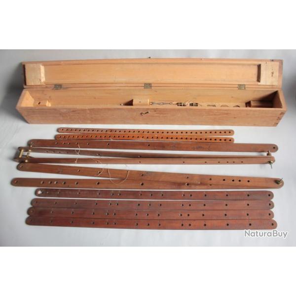 Ancien Instrument de dessin Pantographe bois