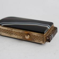 Boite d'allumettes pyrogène agate et pomponne