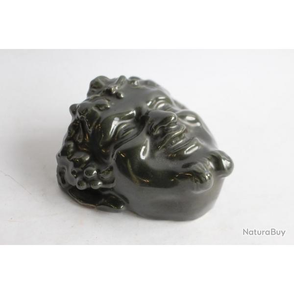 Bouquetire tte faune porcelaine maille Antiquits Dcoration