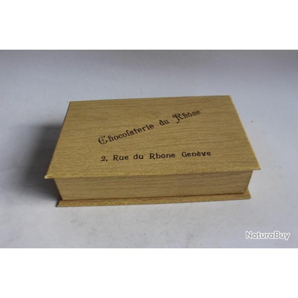 Bote publicitaire Chocolaterie du Rhne Genve
