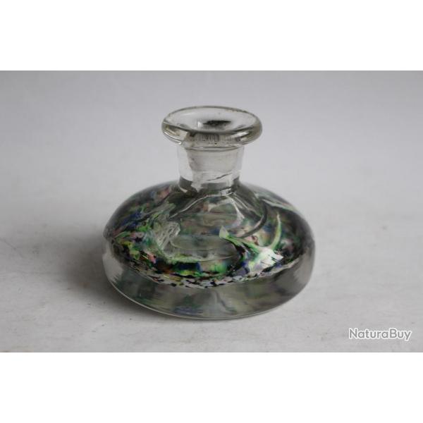 Ancien encrier en sulfure criture bureau