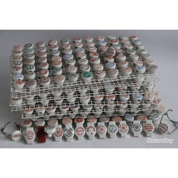 Bouchons publicitaires en porcelaine limonade bire eau gazeuse