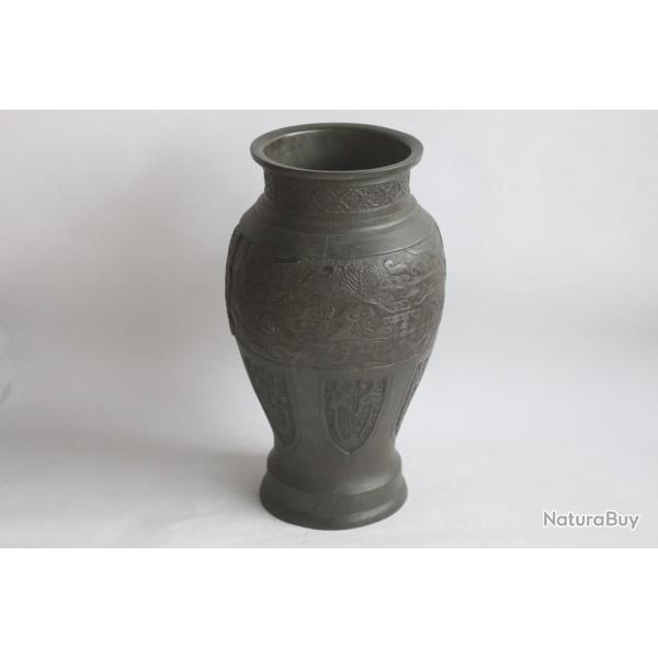 Ancien vase en bronze Chine