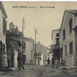 Carte postale France Bouthéon - Loire (42) - Rue Centrale