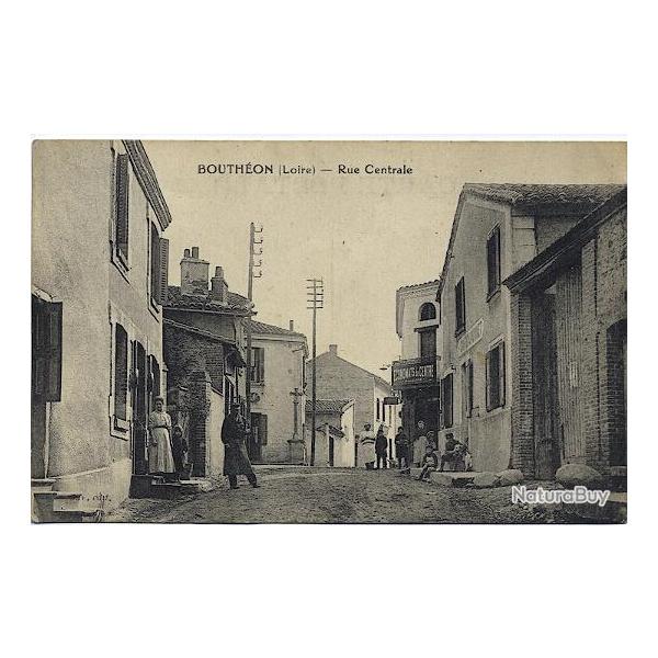 Carte postale France Bouthon - Loire (42) - Rue Centrale