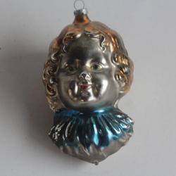 Ancienne Décoration Noël verre Ange Christmas Ornament Angel