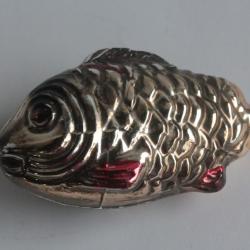 Ancienne Décoration Noël verre Poisson Christmas Ornament Fish