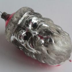 Ancienne Décoration Noël verre Père Noël Christmas Ornament Santa