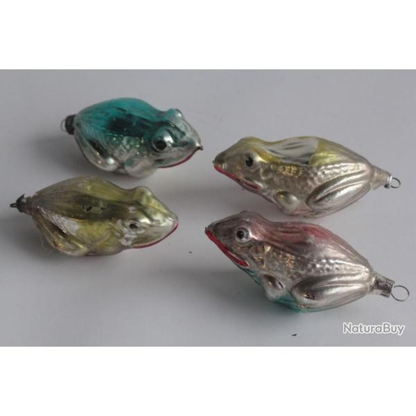 Dcoration Nol verre Grenouilles 1920 Glass Christmas Ornament