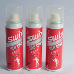 Fart liquide Red Grip Swix 3 x 70 ml Liquid Grip Wax Ski